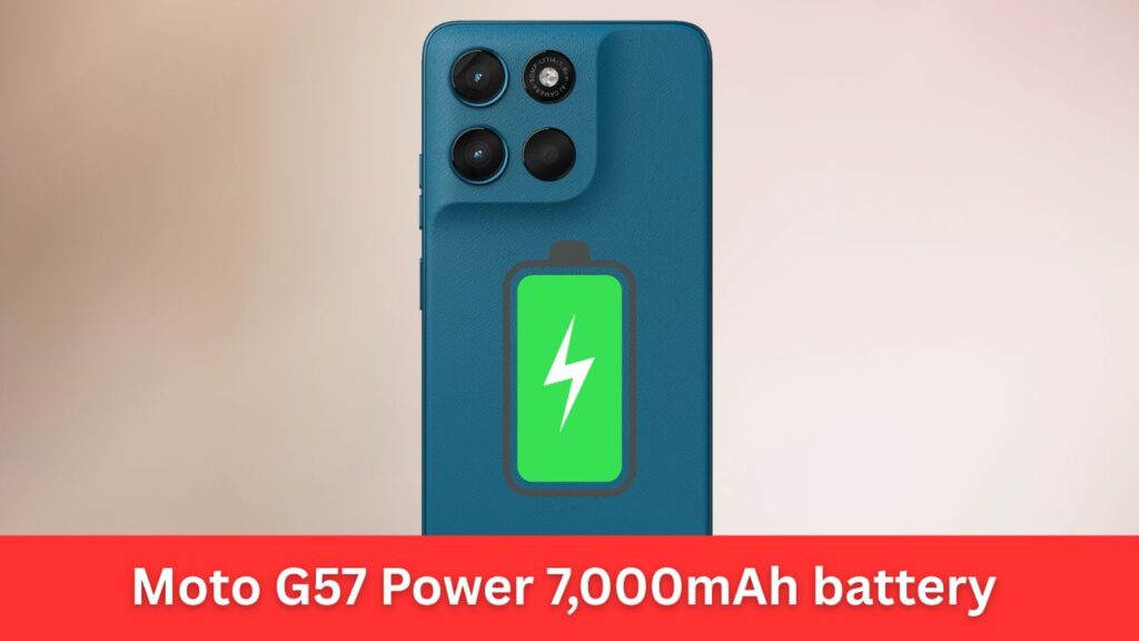Moto G57 Power 7,000mAh Battery