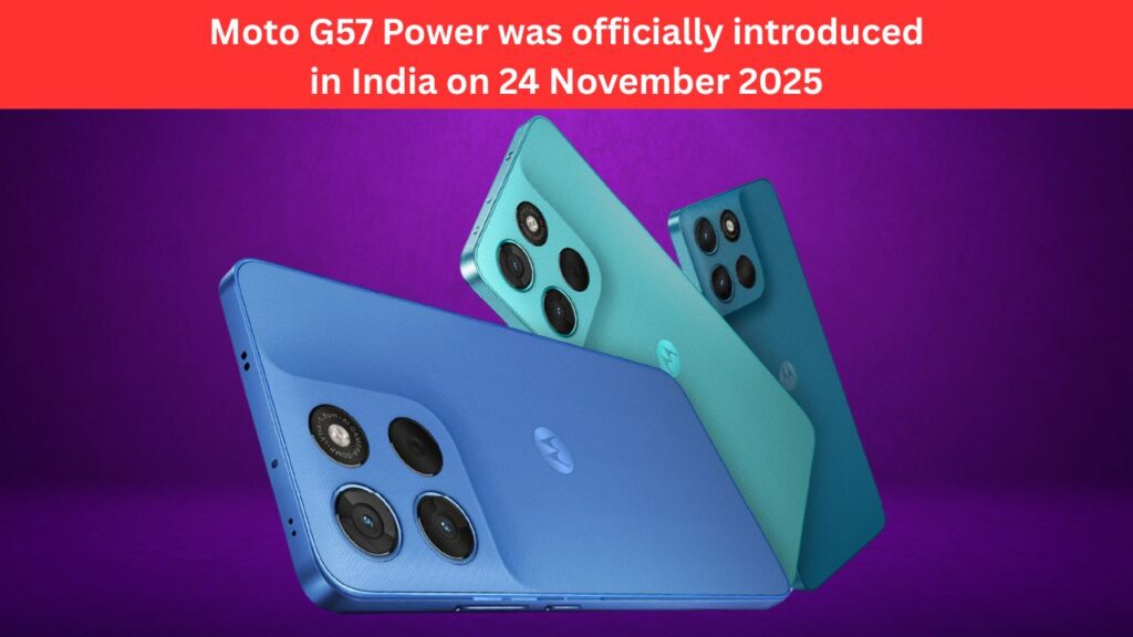 Moto G57 Power 5g Launch and Availability