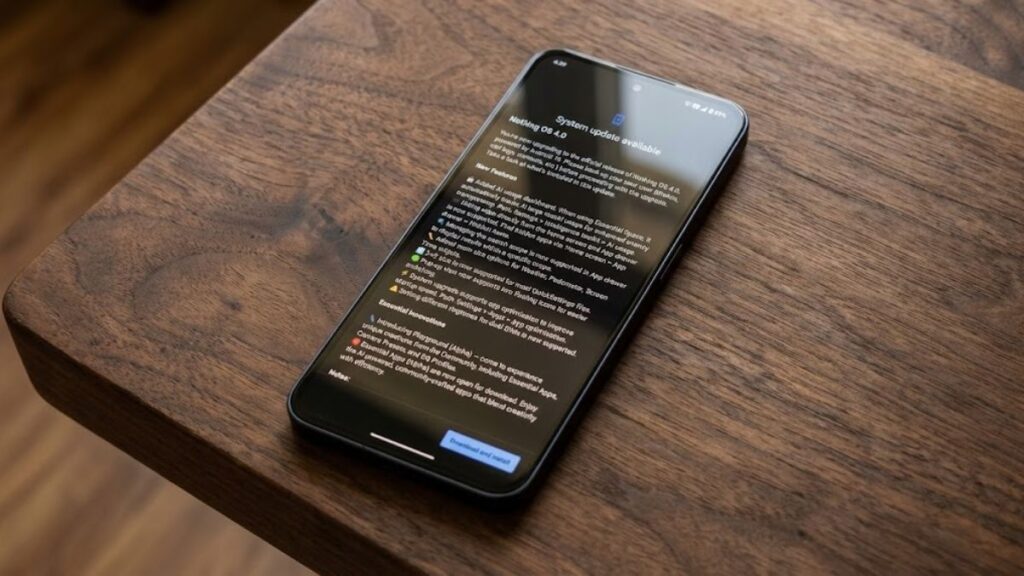 Nothing OS 4.0 Update AI Usage Dashboard