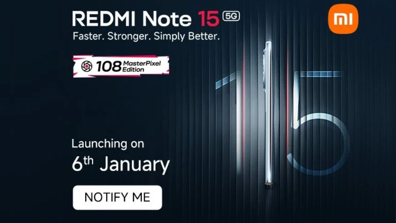 Redmi Note 15 India Launch