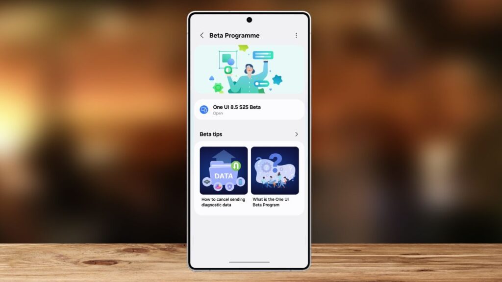 Samsung One UI 8.5 Beta Program Notes