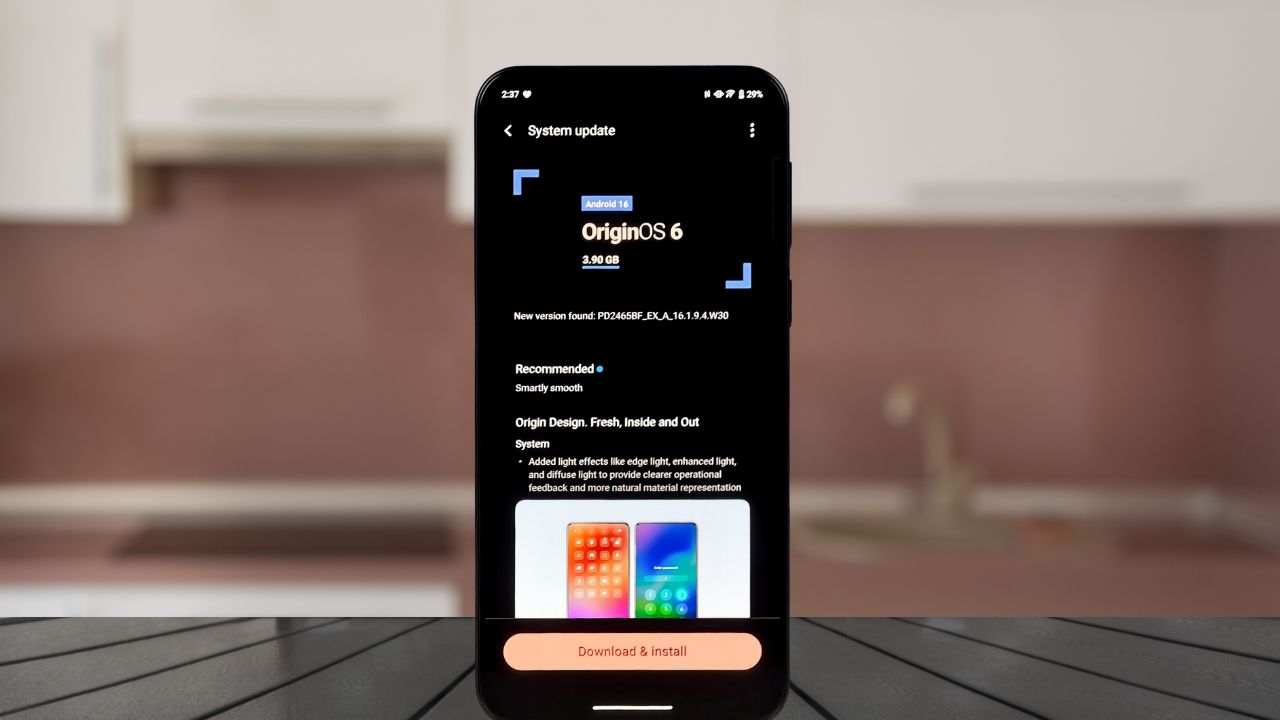 Vivo OriginOS 6 Update