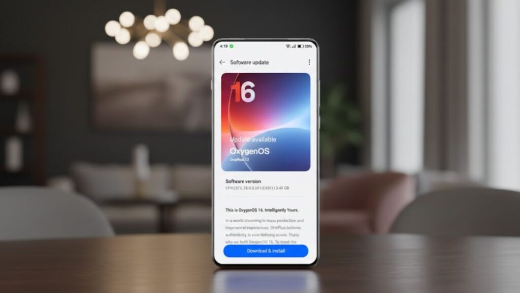 OxygenOS 16 Update