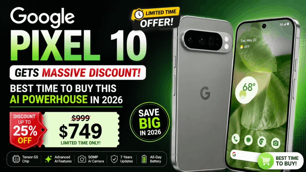 Google Pixel 10 Gets Massive Discount: Best Time to Buy This AI Powerhouse
