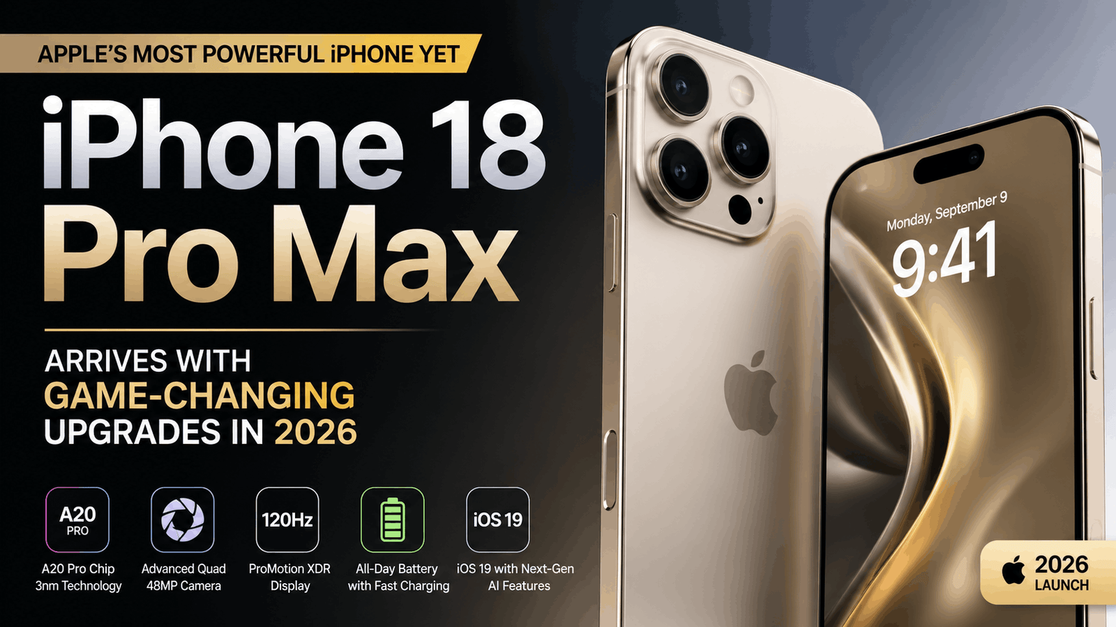 iPhone 18 Pro Max: Apple's Most Powerful iPhone Yet Arrives with Game-Changing Upgrades in 2026